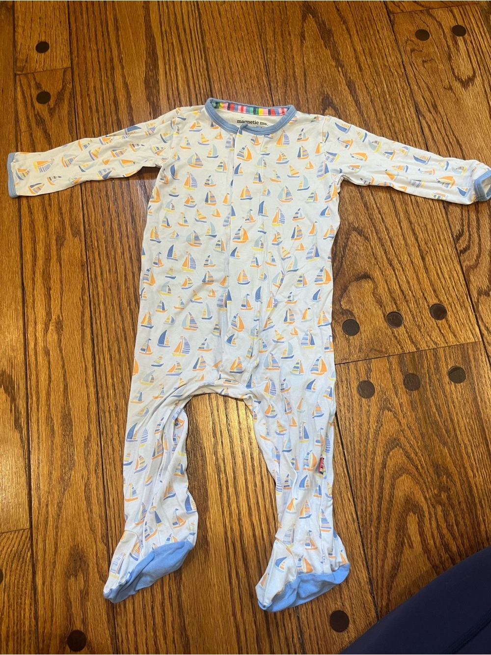 Magnetic Me Blue Sailboat One-Piece | Size 6-9